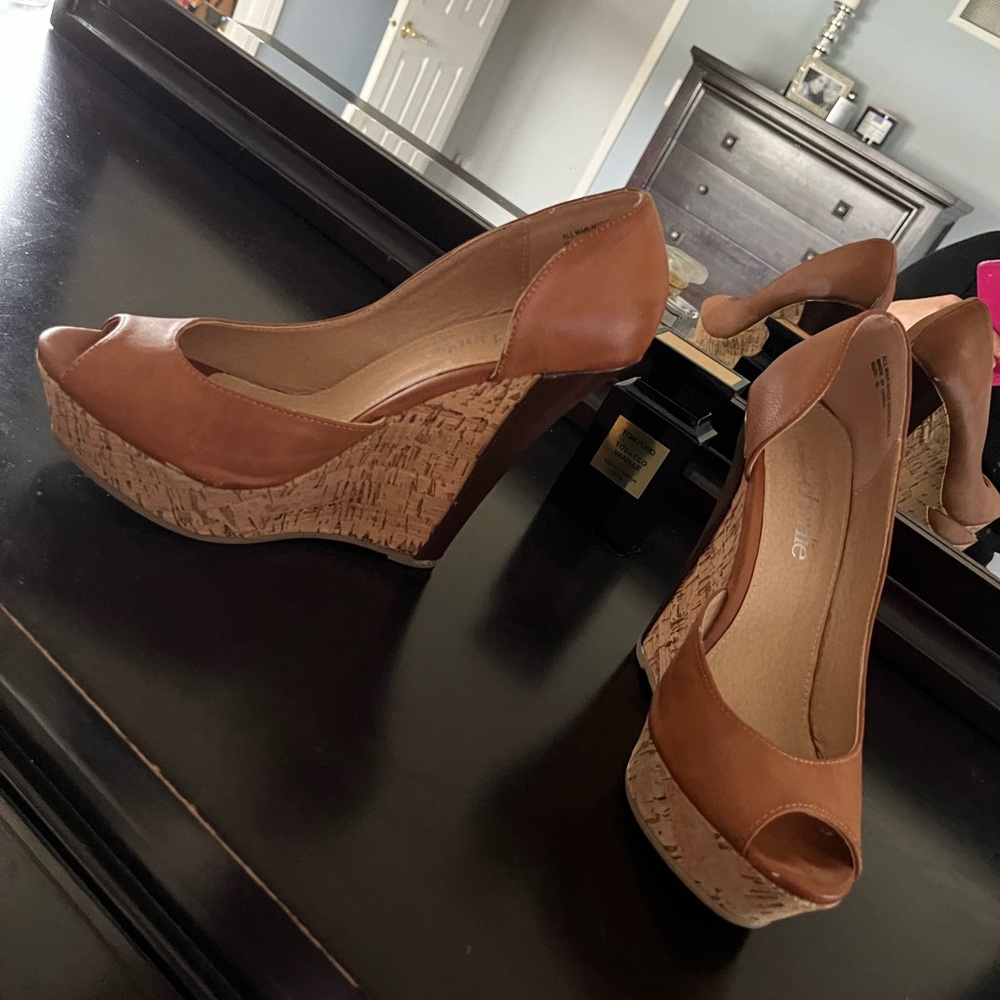 Barely worn wedges